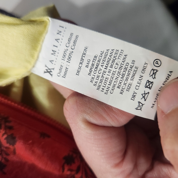 Colourful Amiani Boho Embroidered Fabric Slouchy Satchel - Picture 14 of 16